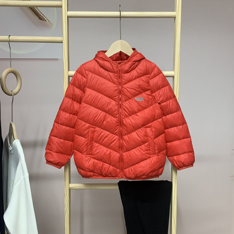 商场同步禾雪品牌轻薄款羽绒服男女同款中大童秋冬保暖百搭秋羽绒,淘宝优惠券,粉丝福利购,淘宝优惠卷