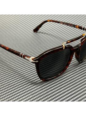 Persol PO0203S 24 48棕色棕色黑色偏光中性57 mm太阳眼镜