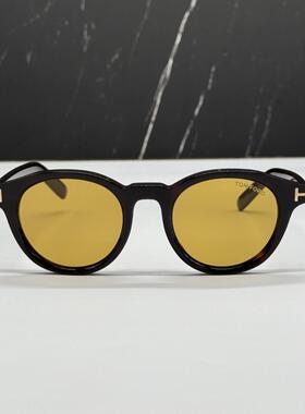 TOMFORD汤姆福特 FT1123 52E黑色黄色太阳眼镜