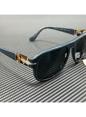Persol PO3310S 11893R蓝色偏光中性57 mm太阳眼镜