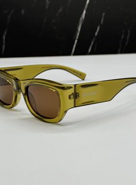 SAINT LAURENT圣罗兰太阳眼镜绿色棕色中性眼镜SL713 004