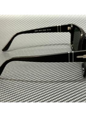 Persol PO3348S 95 31黑色绿色中性55 mm太阳眼镜