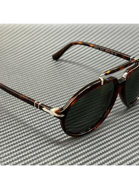 Persol PO0202S 24 31棕色绿色中性57 mm太阳眼镜