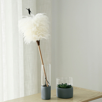 Duster Dust Greet New Ostrich Wool hair Hair Wool with static dust removal Shan Thickened Chicken Hair Zen Clean Sweep without falling hair