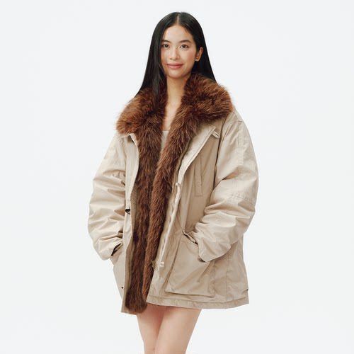 roaringwild a arch 咆哮野兽 高蓬松90白鸭绒派克毛领羽绒服冬季 - 图0
