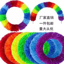 Games Admission Opening Ceremony Fangchen Kindergarten dance Morning drills Instruments Manipulats with colorful steel wire Flower Ring props