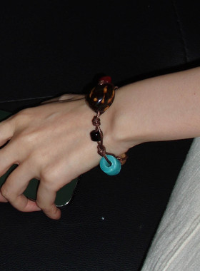 自然论种子经典撞色百搭手链