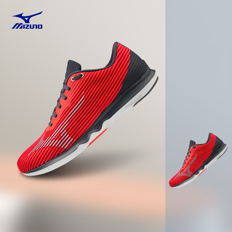 mizuno专项抓地wave shadow4男鞋 美津浓跑步鞋