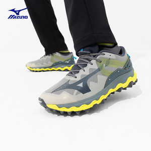 Mizuno美津浓23秋冬男子户外越野抓地舒适慢跑鞋WAVE MUJIN 9