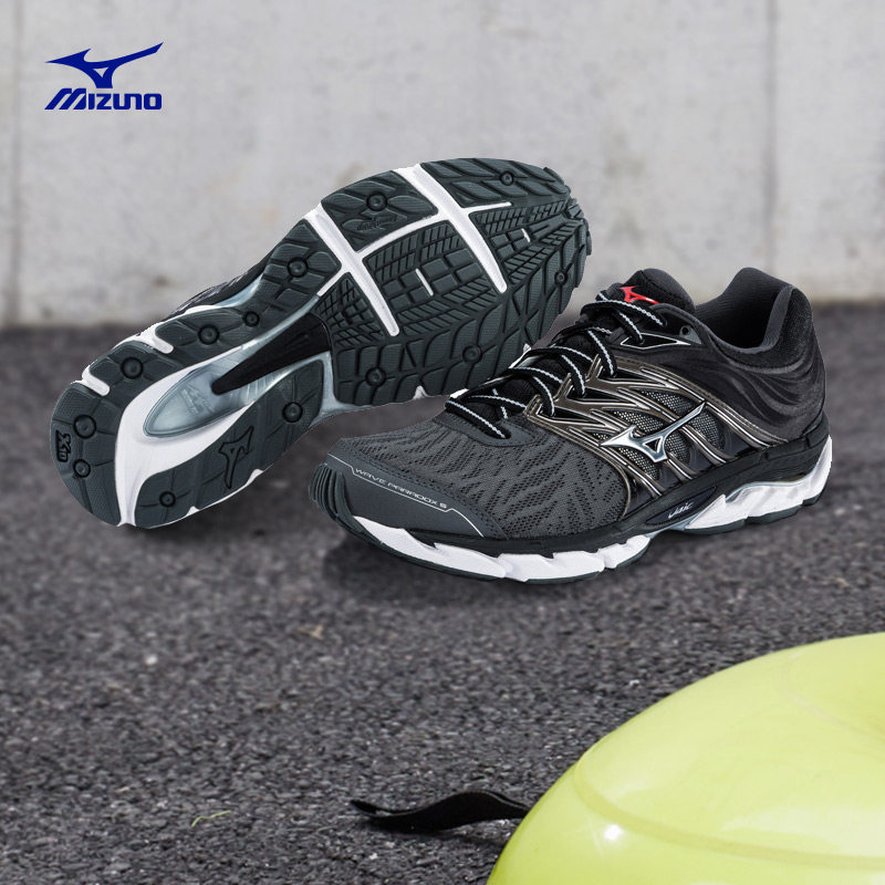 mizuno男士专业官方耐磨wave跑步鞋 美津浓跑步鞋