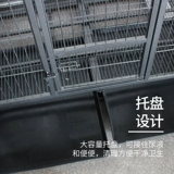 乐佳 Смелый All -Round Tube Dog Cage сильна, устойчивая, кусая золотой ретривер, золотой дом, Huski Medium Harge Dog Indoor Iron Cage Toilale
