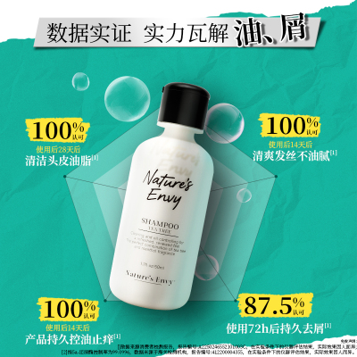 蓬发小银瓶蓬松去屑洗发水