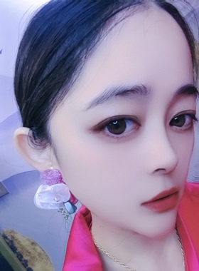 花瓣耳坠玫红新款礼服饰品儿童耳坠女性耳坠绿色耳饰仙气耳坠