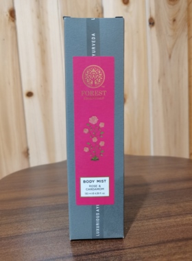 印度Forest身体香氛喷雾玫瑰和小豆蔻|檀香广藿香130ml临期亏本