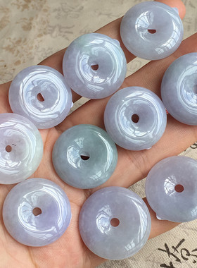 正品缅甸天然翡翠a货玉钱翡翠A货