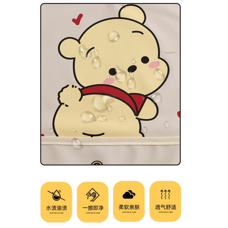 婴幼儿PU围兜小熊围嘴男女宝宝吃饭兜儿童辅食口水兜防水防脏神器,淘宝优惠券,粉丝福利购,淘宝优惠卷
