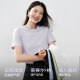 Yixiangliying ເສື້ອຍືດແຂນສັ້ນ lyocell ສີຂາວສໍາລັບແມ່ຍິງ