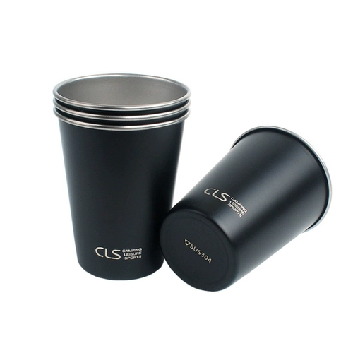 Кемпинг -пикник из нержавеющей стали складная водяная чашка кофейная чашка на открытом воздухе для кемпинга