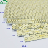 Micro -landscape Simulation Land Tixture Mini Model Squad Crick Brick Word Ошибка инсульта кирпичная стена стена кирпич сандарт материал