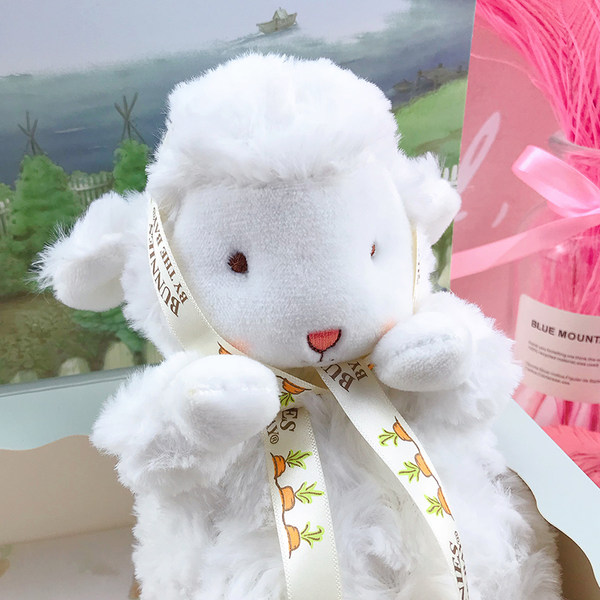 美国小羊玩具正版bunnies By The Bay绵羊公仔小坐羊玩偶毛绒玩具 牌子网