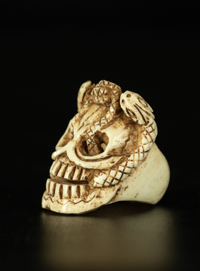 清代寒林护法老戒指法戒清代藏风