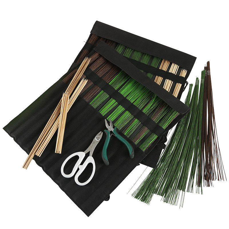 幽兰花道|铁丝包 造型用 铁丝收纳工具包铁丝钳 剑山 插花铁丝,淘宝优惠券,粉丝福利购,淘宝优惠卷