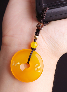 五行卦属土坤为地吊坠