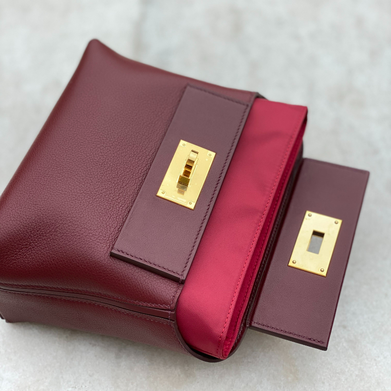 simple smile适用于爱马仕Hermes2424 mini/29尼龙绸缎防水内胆包-图2