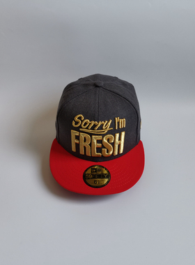 Sorry I'm Fresh纽亦华New Era 59FIFTY男女街头嘻哈遮阳棒球帽子