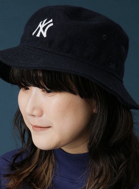 New Era x BEAMS BOY x MLB 日潮三方联名款 渔夫帽子 毛呢