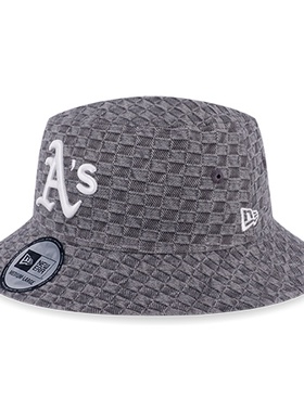 New Era 纽亦华 MLB 球队logo 盆帽 渔夫帽子 华夫格纹