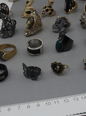 戒指无合金夸张典雅风