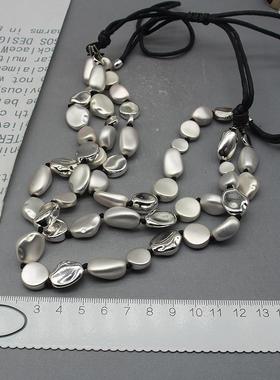 合金珐琅树脂夸张女欧美项链