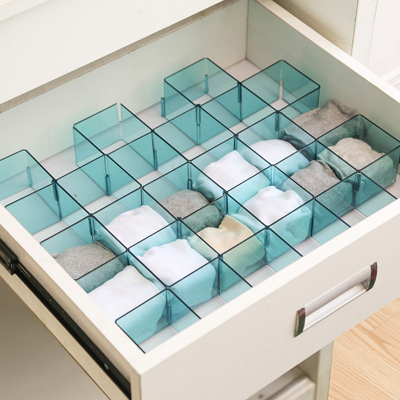 内衣内裤收纳盒分格衣柜抽屉分隔整理家用装袜子格子内衣收纳神器,淘宝优惠券,粉丝福利购,淘宝优惠卷