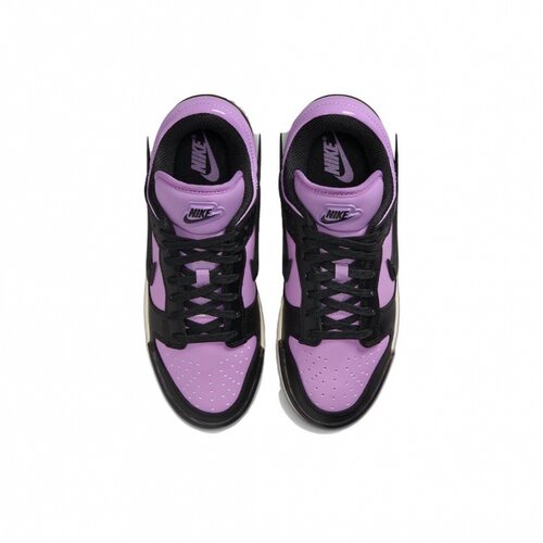 Nike/耐克DunkLowTwist 减震耐磨低鞋 板鞋 粉黑色DZ2794-500 - 图2