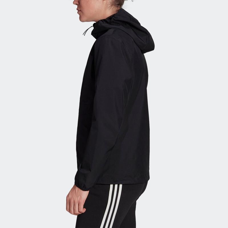 Adidas/阿迪达斯正品户外女子夏运动休闲透气连帽夹克外套 H48587 - 图1