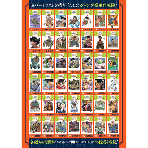 预售 七龙珠 全42卷 双封面 40周年纪念礼盒装 DRAGON BALL 日文原版 - 图0