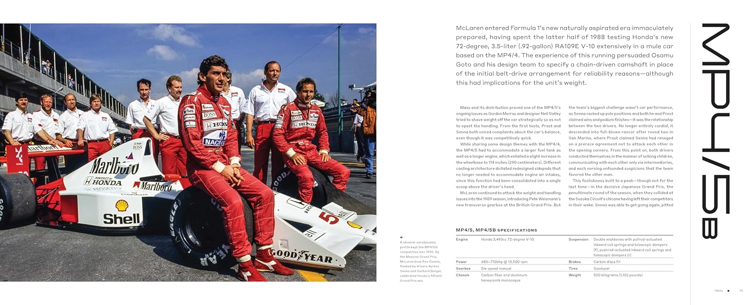 现货 F1 方程式赛车 迈凯伦车队 赛车介绍 米卡·哈基宁前言 McLaren Formula 1 Car by Car: Every Race Car Since 1966 英文原版