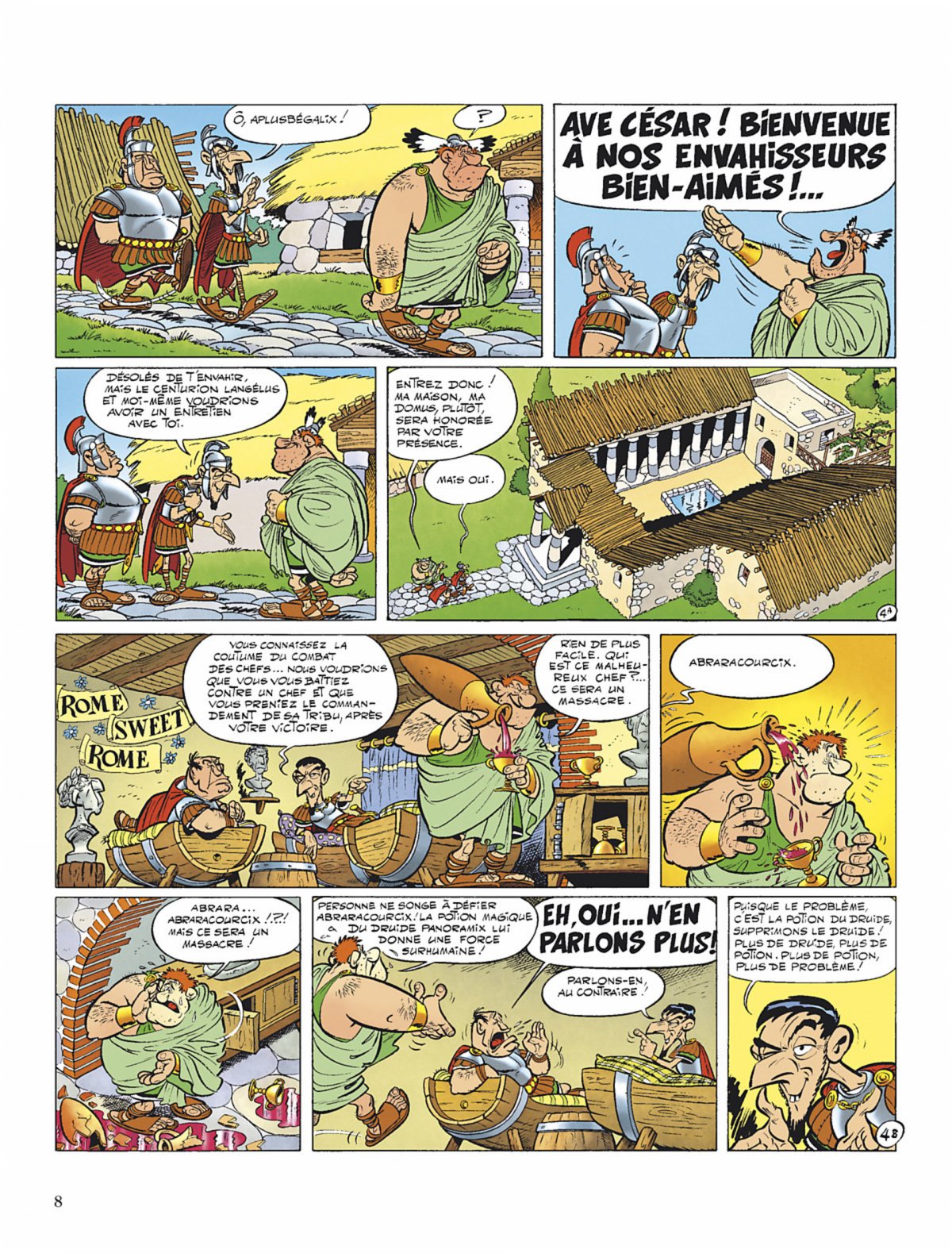 法语原版高卢英雄历险记7：阿斯特克斯与首领争夺战 Une aventure d'Astérix, Vol. 7. Le combat des chefs法国比利时经典漫画-图1