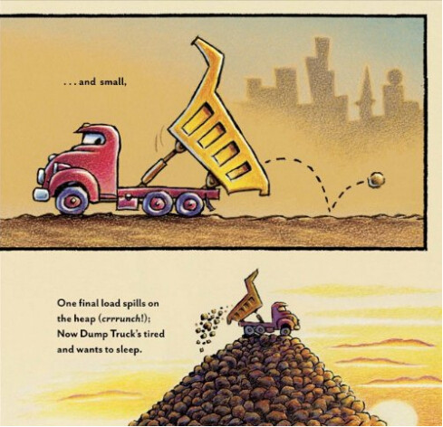 晚安 工地上的车 英文原版 纸板书 儿童早教启蒙 Goodnight, Goodnight, Construction Site - 图2