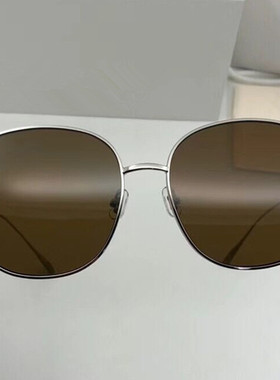 金属圆框百搭遮脸近视墨镜