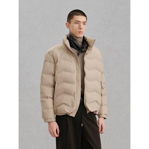 GXG男装 商场同款简约设计轻蓬通勤羽绒服男24冬新品G24XY24033 - 图2