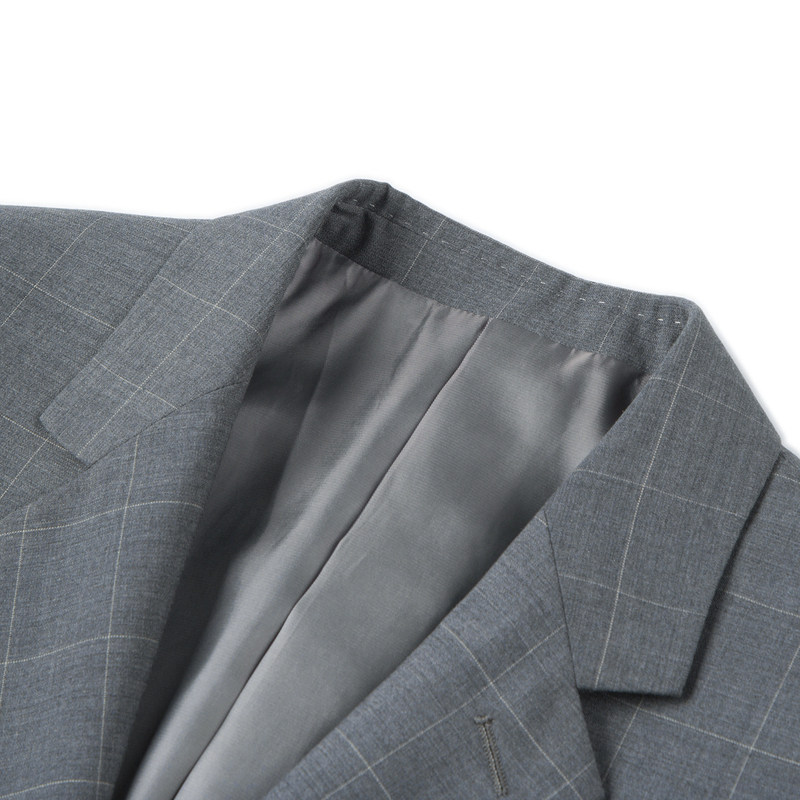 GXG男装 灰色简约通勤休闲西装 冬季热销GEX11323024