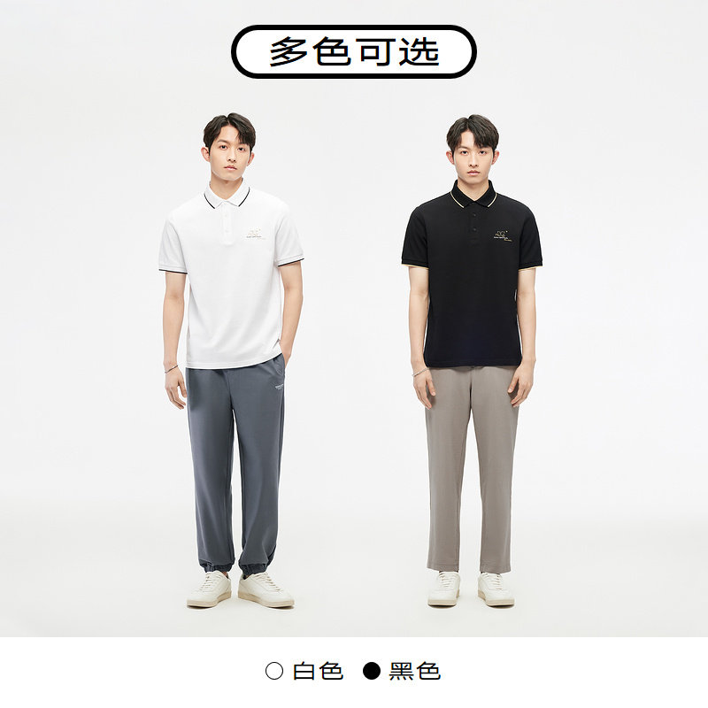 gxg男装多色字母刺绣基础polo衫 GXGPolo衫