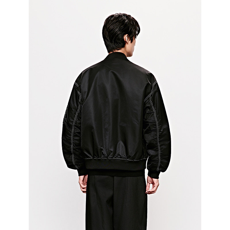 GXG男装  明线飞行员工装棒球服夹克通勤夹棉外套 冬季热销