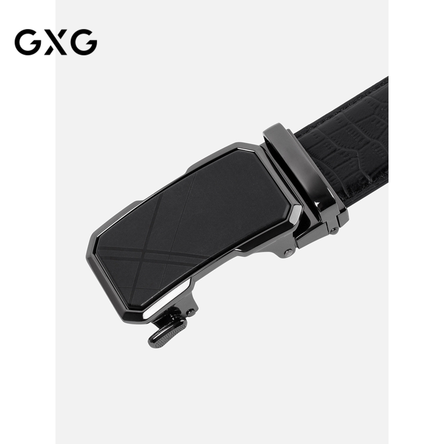 【皮带礼盒】GXG商务通勤男士腰带自动扣真皮皮带头层牛皮