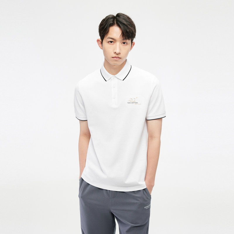 gxg男装多色字母刺绣基础polo衫 GXGPolo衫