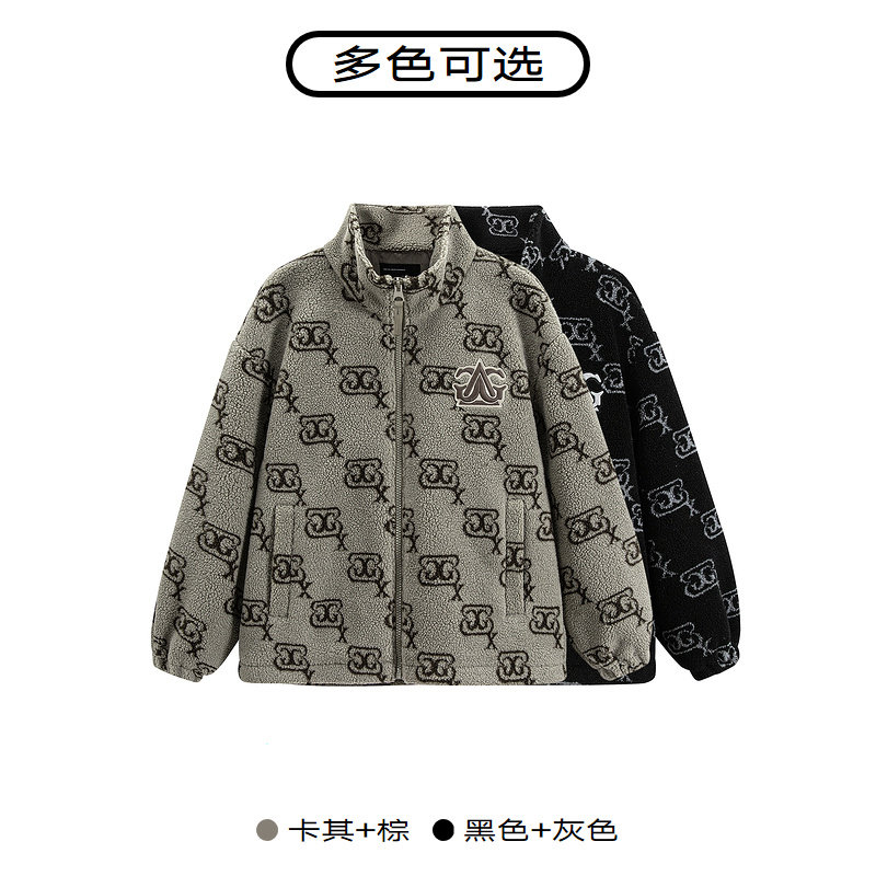 GXG男装 多色仿羊羔毛立领夹克 冬季热销GEX12128514
