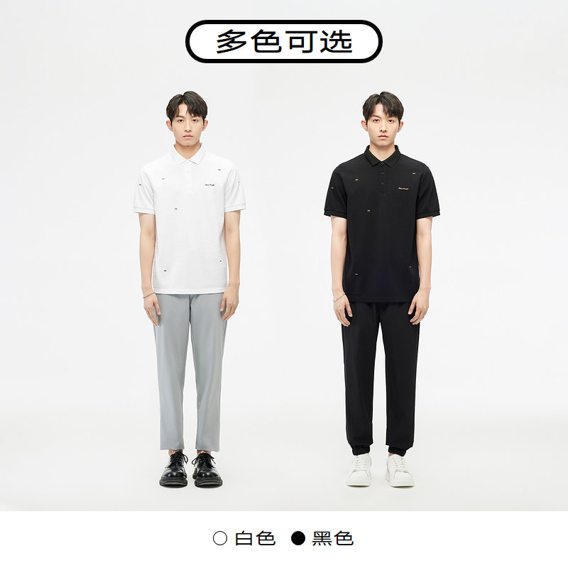 gxg男装多色满身刺绣男商务polo衫 GXGPolo衫