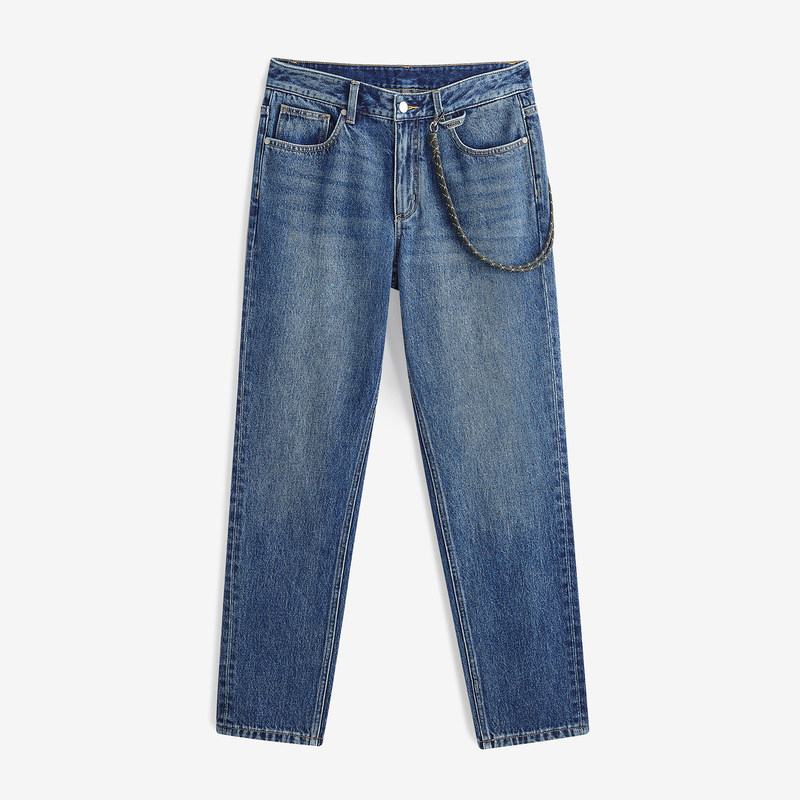 GXG男装 经典水洗直筒通勤牛仔裤 秋季热销GEX10514013